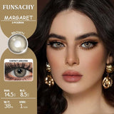 1 Pair Blue Color Contact Lenses for Eyes Natural Gray Contact Lenses Beautiful Pupils for Eyes Women Cosmetic Yearly