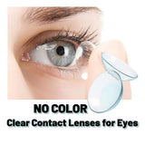 Clear Contact Lenses 1 Pair Half Yearly Disposable Soft Hydrogel Myopia Lenses Daily Prescription Eye Contacts