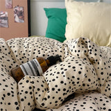 Huace  Pure Cotton Soft Color Blo Simple Blogging Sle Four Piece Bedding Set Comfortable Breathable Cotton Bed Linens