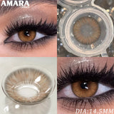 1 Pair Fashion Color Contact Lenses for Eyes Brown Lenses Colorcon Blue Lenses Yearly Beautiful Grey Eye Pupils Lens