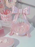 New Jewelry Storage Rack Bow Handmade Ornaments Elegant Necklace Beads Display Stand Creative Home Decorations Desktop Ornament