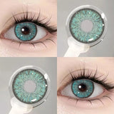1Pair Natural Myopia Color Contact Lenses Beauty Eyes Brown Pupils High Quality Yearly Use Lenses Contact Cosmetics