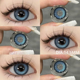 Myopia Lenses 1pair Color Contact Lenses for Eyes Brown Prescription Lens Cosmetic Black Lense Yearly Gray Contact Lens
