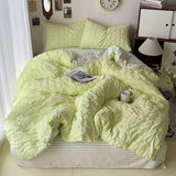 Comforter sets Bedding Set for Boys Girls Bedroom Duvet Cover Pillowcase Bedspread Simple Fashion Bed Sheet Set Bed Linens