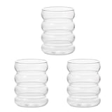 350ML Ins Transparent Glass Cup Heat-resistant Caterpillar Shape Drinking Glasses Coffee mug Beer Juice Milk Cute water cup