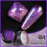 7.5ML Green Crystal Cat Magnetic Gel Nail Polish Shiny Green Glitter Cat Eye Gel For Manicure Soak Off UV Nail Art Varnish