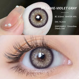 1 Pair Natural Color Contact Lenses for Eyes Beauty Pupils Gray Lenses Eye Yearly Use Brown Diopter Contact Lenses