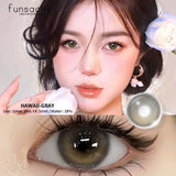 1pair Myopia Contact Lenses Big Black Eyes Cosmetic Contacts Lenses Beautiful Yearly Colored Contact Natural Lenses Eye