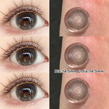2PCS/Pair Korean Style Natural Grey Cute Lens for School Campus Festival Fast Shipping Best Selling