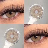 2Pcs Colored Contact Lenses with Prescription Brown Lens Health & beauty Blue Natural Soft Contact Lens Fast Shipping