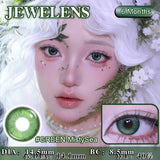 1pair Blue Green Red Color Contact Lenses 6months Halloween Crazy Circle Lens 14.5mm