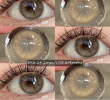 New Colored Contact Lenses 2pcs Fashion Blue Eyes Contacts Gray Beauty Pupils Brown Colorful Makeup Contact Green Lens