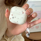 Korean Cartoon Cute Retro Style Earphone Case For AirPods Pro 2 Air Pods 2 3 4 Wireless Bluetooth Headphone Cover Puppy Pendant