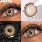 1 Pair soft Lenses Colored Contact Beauty Colored Pupils Green Contact Lenses Natural Look Lenses Women Brown Pupils