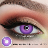 1pair Halloween Colored Contact Lenses Cosplay White Crazy Contact Lenses Anime Red Eye Lenses Blue Makeup Contact Lens