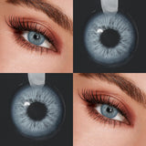 Color Contact Lenses Prescription Small Pupil Graduated Lens 1Pair Fashion Makeup Soft Color Contacts  Beauty Cosmetic