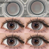 1 Pair Colored Contact Lenses Pink Contact Lenses Purple Fashion Makeup Contact Lenses Eye Cosplay Lenses Yearly Use