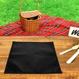 Heat Resistant Fireproof Grill Mat for Outdoor Bbq Deck Patio Tabletop Flame Barrier Fiberglass Silicone Easy Clean Grill