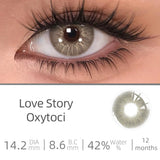Love Story series Multiple colors Natural soft Contact lenses Blue Lenses Green Pupils Lens Yearly Cosmetic