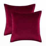 Set of 2 Velvet Throw Pillow Case Cushion Cover 30x50cm 45x45cm 50x50cm 60x60cm Home Decor Cojines Black Green Grey