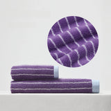 Color Matching Pure Cotton Towels Yarn-dyed Face Soft Towel Class Long-staple  Absorbent Bath Towel  Kids Towel