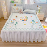 New Latex Summer Mat Summer Quilt Four-Piece Washable Summer Fabric Cooling Mattress Dormitory Soft Seat