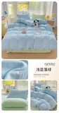 Solid Color Bedding Set Kids Twin Full Queen Size Washed Cotton Single Couple Duvet Cover Set Quilt Cover Pillowcases Bed Linen