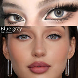 1Pair Fashion Big Lenses Colored Contact Lenses for Eyes Beauty Blue Eyes Lenses Natural Green Pupils Brown Grey Lens