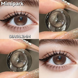 Big Diameter Colored Contacts 2pcs Multi-Style Glossy Lenses for Cosplay Role Play 0.00D No Power