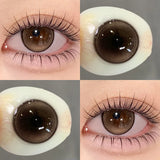2PCS Myopia Color Contact Lenses Korean Style Prescription Blue Pupils for Eye Beauty And Makeup Fast Acting