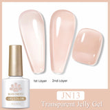10ml Blossoming Gel Nail Polish Clear Watercolor Spreading Effect Functional Gel Easy To Apply Nail Art Design Home