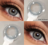 1 Pair Colored Contact Lenses for Eyes Natural Fashion Lenses Gray Beauty Pupils Blue Eye Lens Cosmetics Soft Contacts