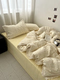 Pink Polka Dot Lace Waed Cotton Bedding Set Tee Piece Pure Cotton Student Duvet Cover Cotton Quilt Cover All Cotton eet