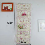 Home Storage & Organization Multilayer Fabric Hanging Storage Bag for Door Wall Wardrobe Dormitory Creative Organizer