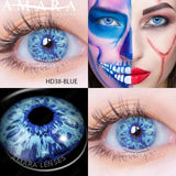 Cosplay Blue Color Contact Lenses for Eyes Yearly Makeup Halloween Beauty Yellow Contact Lenses Eye Cosmetic