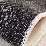 Round Bowknot Pattern Bedroom Rug Cartoon Cute Living Room Carpet Polyester Cozy Decoration for Girls Home Bedroom