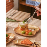 Exquisite and Beautiful Plates Ceramic Tableware Highend Feel Niche and Cute Breakfast Plates