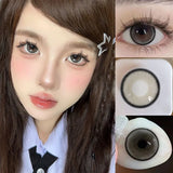 1 Pair 0~-8.00 Myopia Lenses Colored Contact Lenses with Degree High Quality Natural and Beautiful Pupils New Soft Lenses