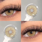 2Pcs Colored Contact Lenses with Prescription Brown Lens Health & beauty Blue Natural Soft Contact Lens Fast Shipping