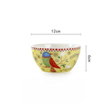 Creative Ceramic Bowl Household Rice Bowl 4.7 Inch Bird Pattern Tableware