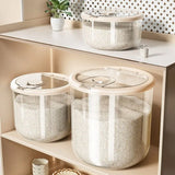 Airtight Food Storage Container 10kg/5kg  Moisture Proof & Anti-Insect for Kitchen It Can Also Be Used As A Pet Food Storage Box