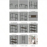 3 Layer Bathroom Washing Machine Storage Rack No Drill Multifunctional Movable Storage Organizer for Laundry Room