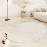 Modern Minimalist Rugs for Bedroom Large Area Living Room Decoration Round Carpet Thickened Non-slip Mat Home Plush Lounge Rug