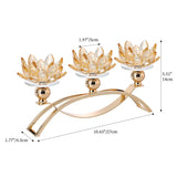 Luxurious Crystal Candle Stand, Romantic Decoration Ornament For Home Candlelight Dinner，Wedding Decoration Props
