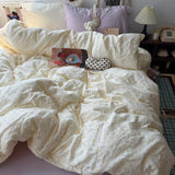 Fashion Polka Dots Printed Duvet Cover Set Super Soft Queen Size Bedding Sets Single Double Quilt Cover and Sheets Pillowcases