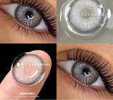 1pair Natural Color Contact Lenses for Eyes Fashion Blue Lenses Gray Pupils Brown Lenses Yearly Cosmetic Green Contacts
