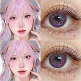 Anime Colored Contact Lenses Miku Cosplay Coloured Contact Lens Yearly Beauty Small Pupils Lens Pink Eye Lenses