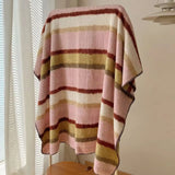 Microfiber Velvet Blanket Feather Yarn Striped Patchwork Nap Blanket Camping Warm Leisure Single Double Bed Blanket Sofa Throw