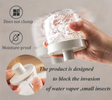 Seasoning Container with Spoon Glass Spice Containers Multifunctional Storage Glass Jar Essential Kitchen Accessories