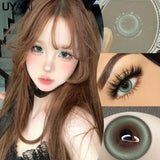 NEW Cosplay Colored Contact Lenses for Eyes Anime Purple Lenses Cosmetic Blue Eye Contacts Brown Natural Fashion Lenses